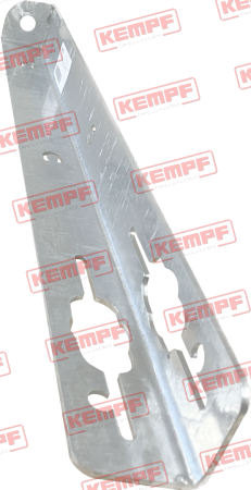 26925 Kempf Halter f. Elektroausr. 525lg., f. Pos.-Leuchten vorne geschraubt